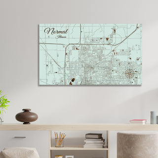 Normal, Illinois Street Map