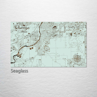 Oswego, Illinois Street Map
