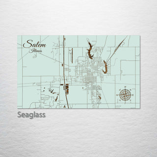 Salem, Illinois Street Map