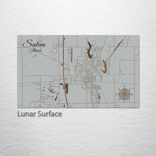 Salem, Illinois Street Map