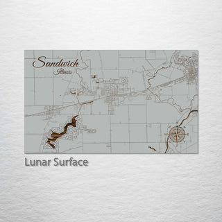 Sandwich, Illinois Street Map