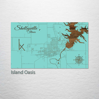 Shelbyville, Illinois Street Map