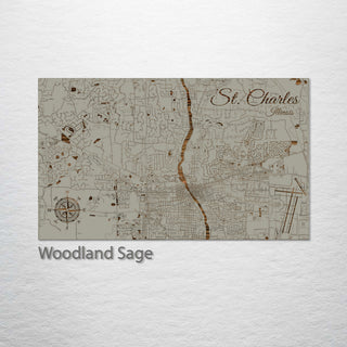 St. Charles, Illinois Street Map