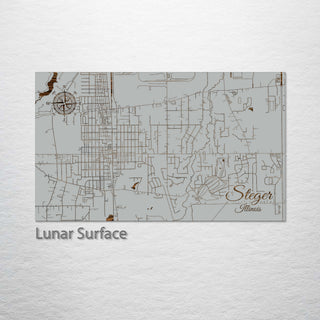 Steger, Illinois Street Map