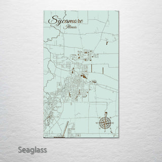 Sycamore, Illinois Street Map