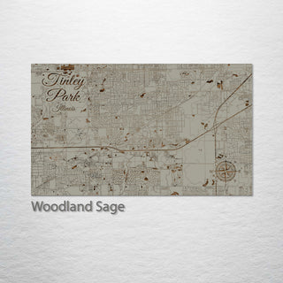 Tinley Park, Illinois Street Map