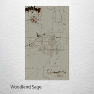 Vandalia, Illinois Street Map