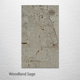 Wheeling, Illinois Street Map