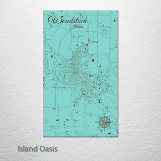 Woodstock, Illinois Street Map