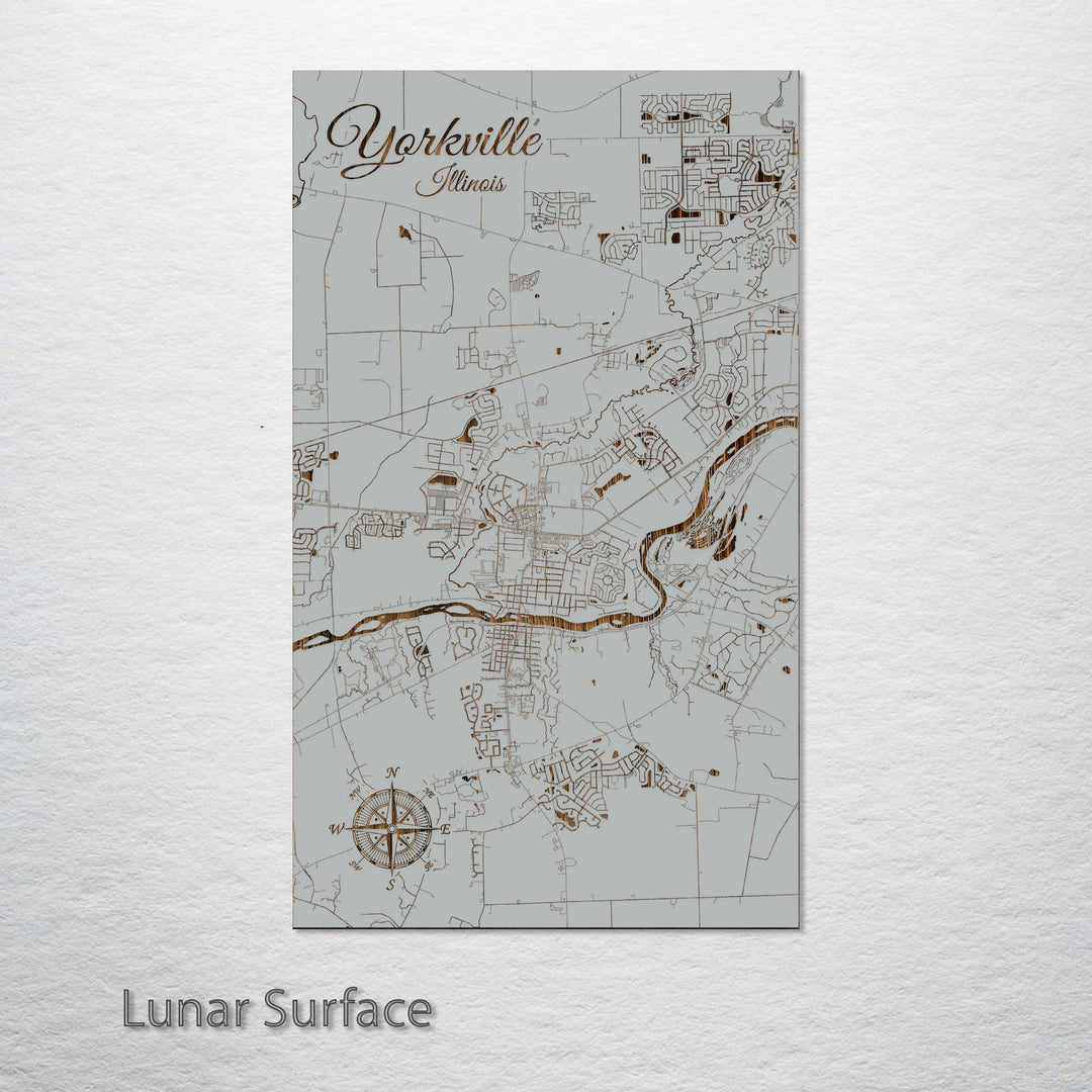 Yorkville, Illinois Street Map