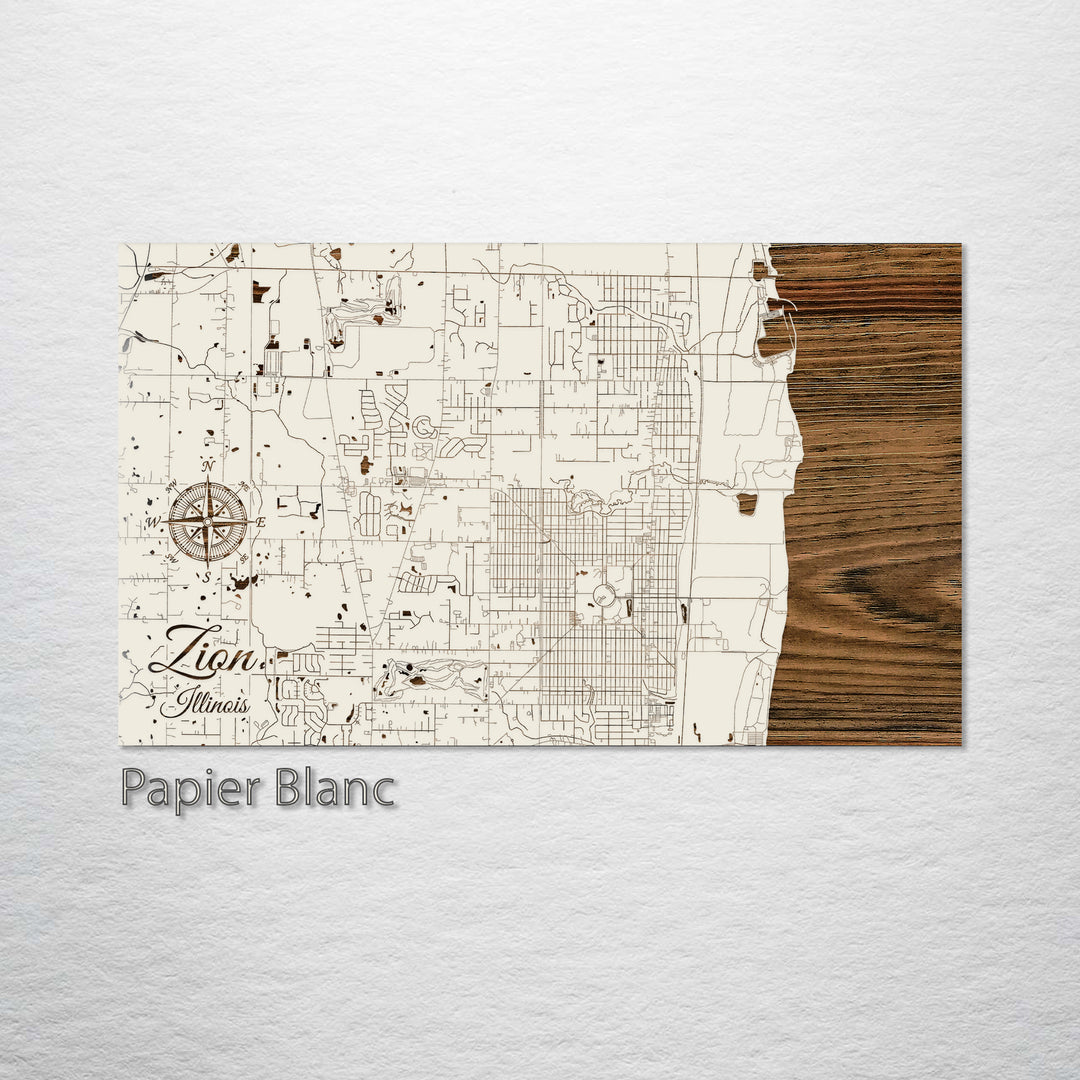 Zion, Illinois Street Map