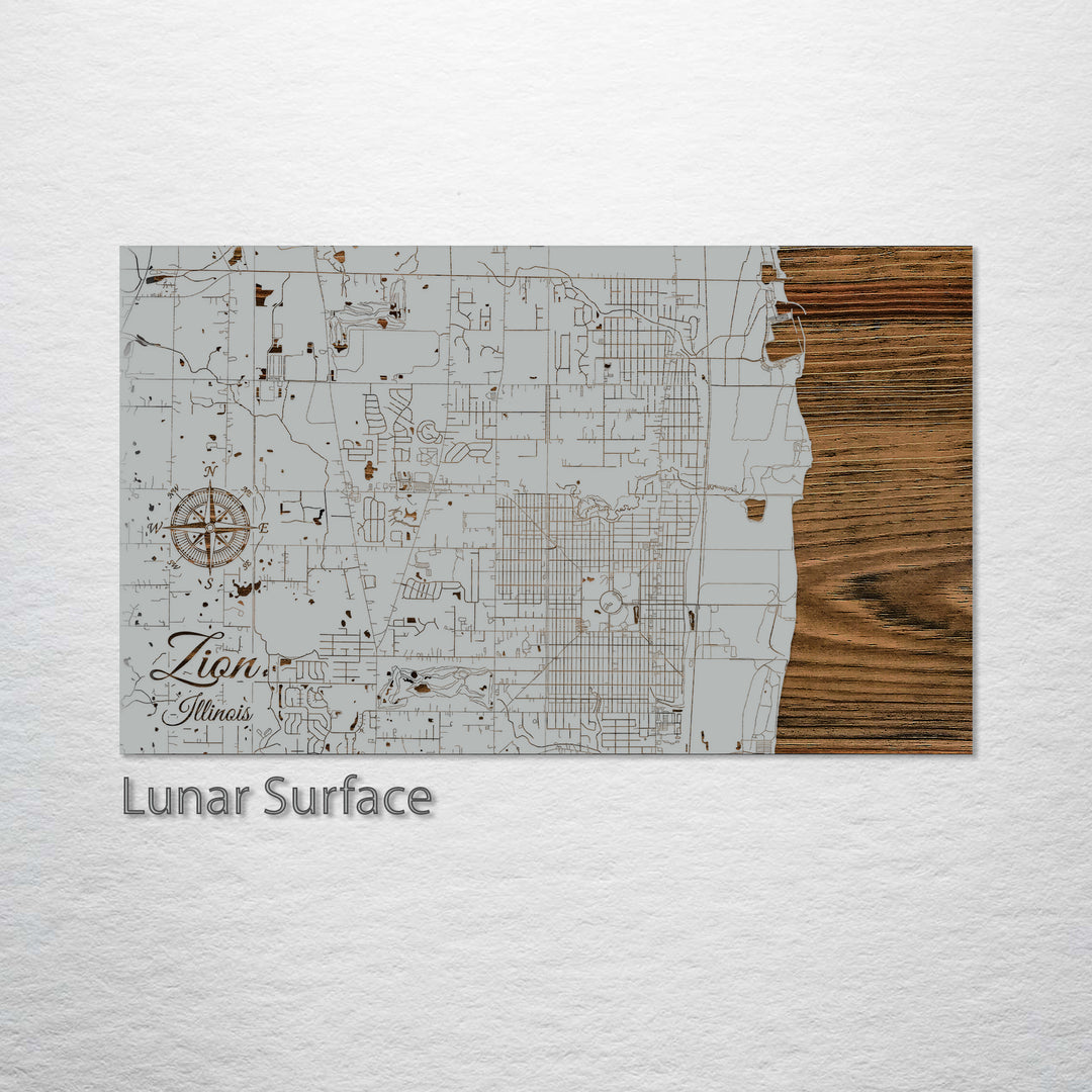 Zion, Illinois Street Map