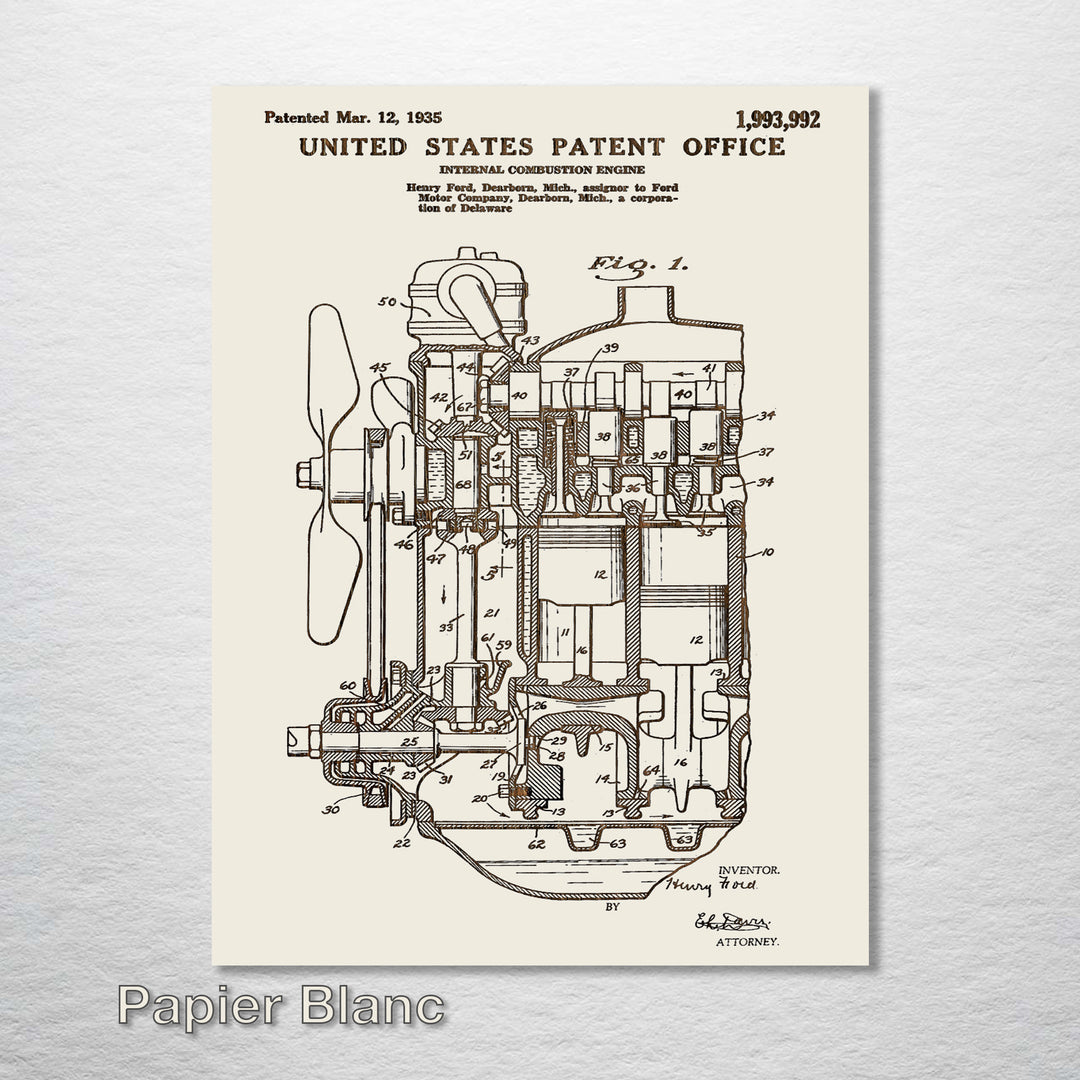 Henry Ford's Internal Combustion Engine 1935 - Fire & Pine