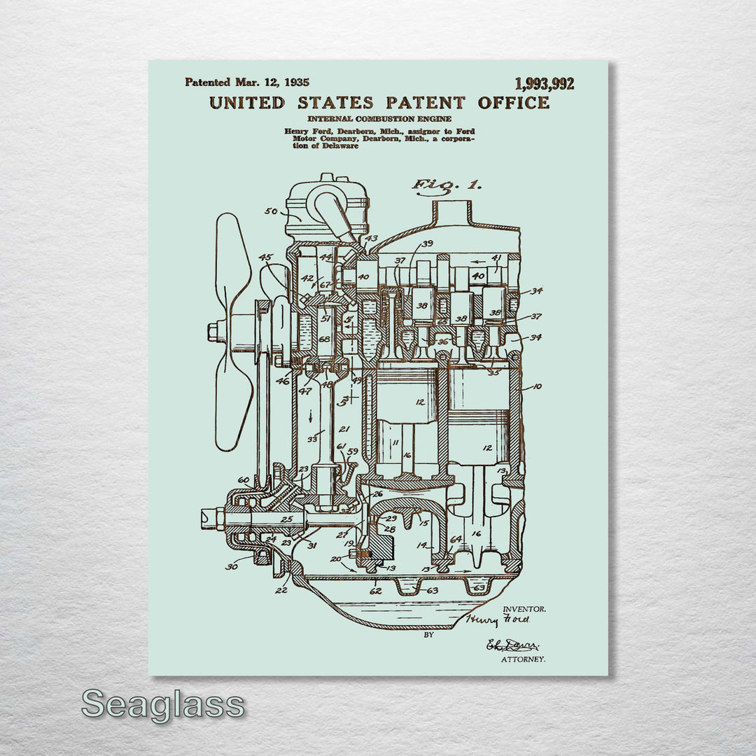 Henry Ford's Internal Combustion Engine 1935 - Fire & Pine