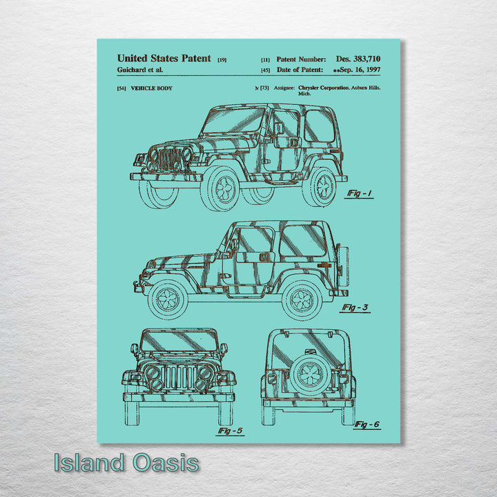 Jeep Wrangler US Patent - Fire & Pine