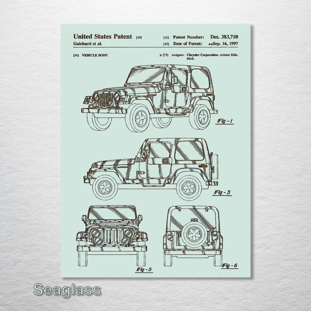 Jeep Wrangler US Patent - Fire & Pine