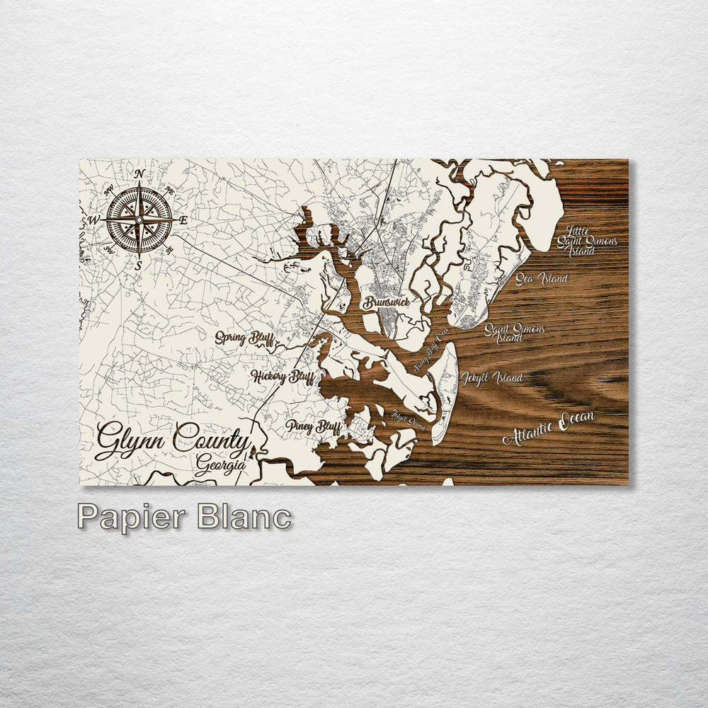 Jekyll Island, Georgia Whimsical Map - Fire & Pine