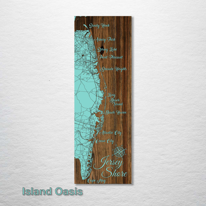 Jersey Shore Whimsical Map - Fire & Pine