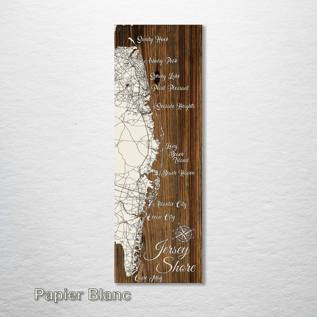 Jersey Shore Whimsical Map - Fire & Pine