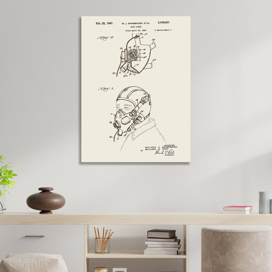 Jet Oxygen Mask US Patent - Fire & Pine