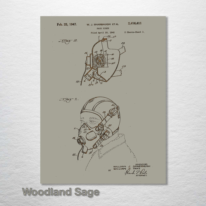 Jet Oxygen Mask US Patent - Fire & Pine