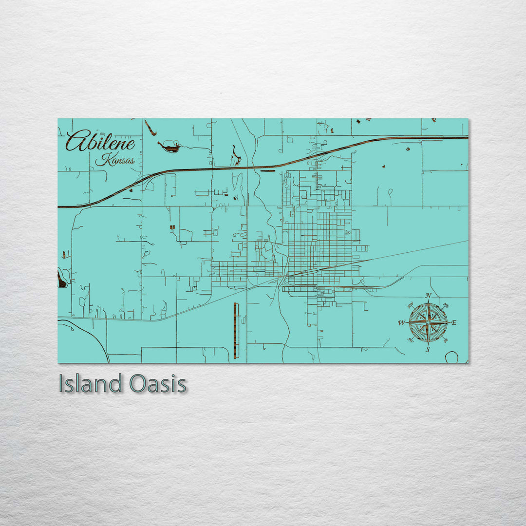 Abilene, Kansas Street Map