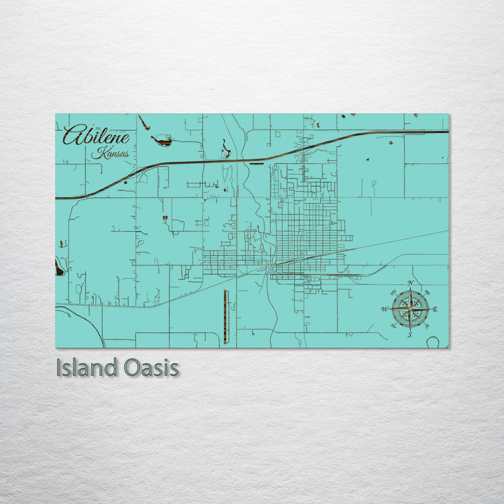 Abilene, Kansas Street Map