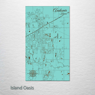 Andover, Kansas Street Map