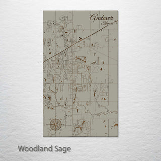 Andover, Kansas Street Map