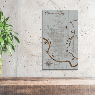 Arkansas City, Kansas Street Map