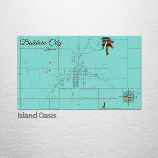 Baldwin City, Kansas Street Map