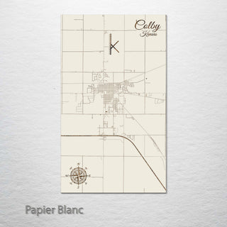 Colby, Kansas Street Map