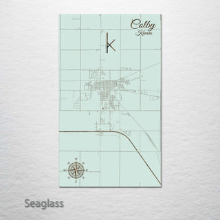 Colby, Kansas Street Map