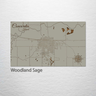 Concordia, Kansas Street Map