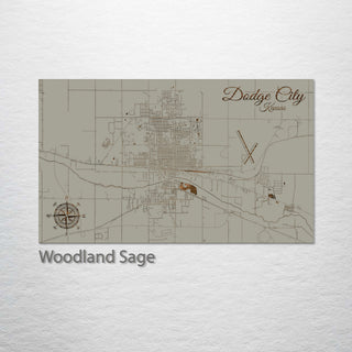 Dodge City, Kansas Street Map