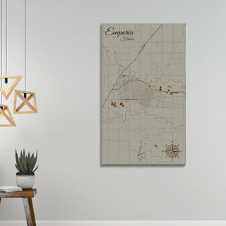 Emporia, Kansas Street Map