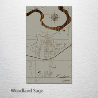 Eudora, Kansas Street Map