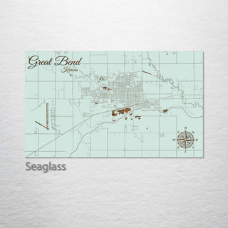 Great Bend, Kansas Street Map