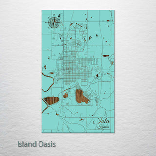 Iola, Kansas Street Map