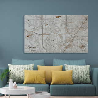 Lenexa, Kansas Street Map