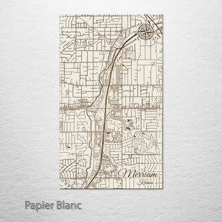 Merriam, Kansas Street Map