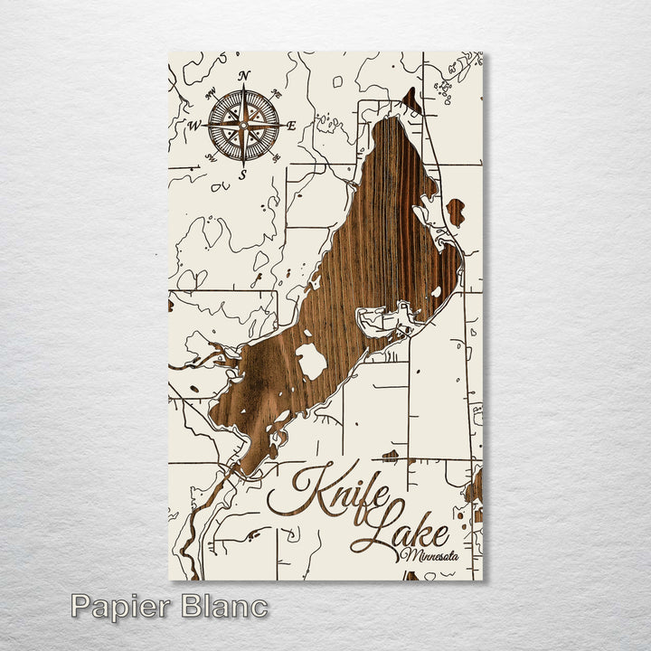 Knife Lake, Minnesota Map - Fire & Pine