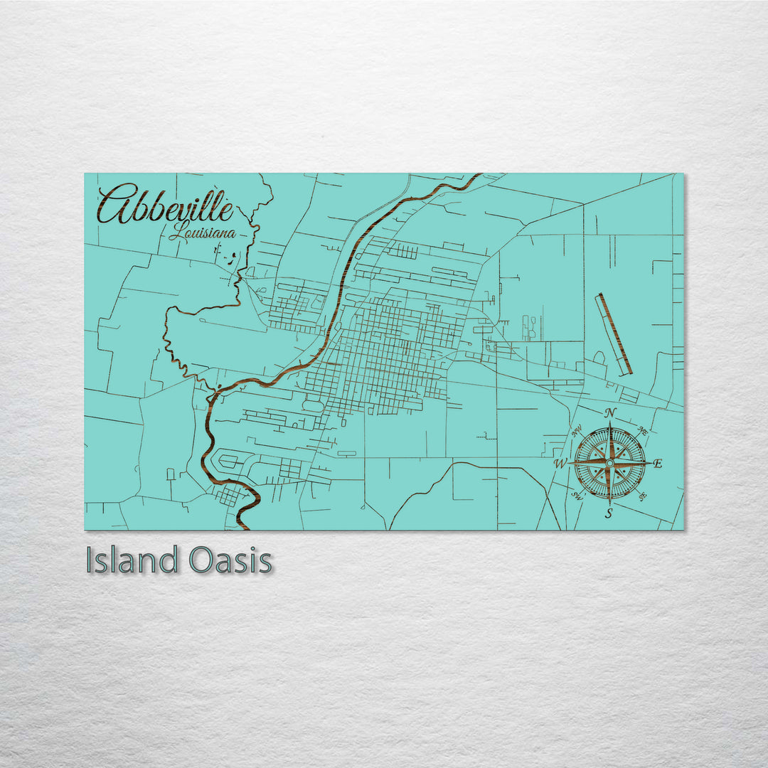 Abbeville, Louisiana Street Map
