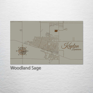 Kaplan, Louisiana Street Map
