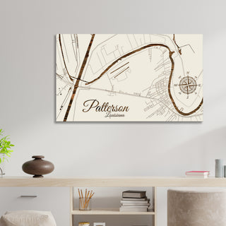 Patterson, Louisiana Street Map