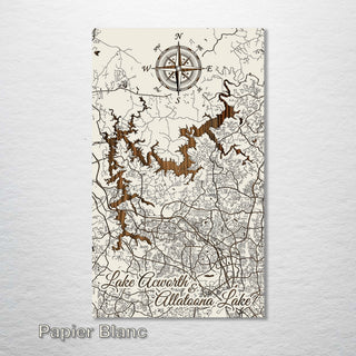 Lake Acworth & Lake Allatoona, Georgia - Fire & Pine