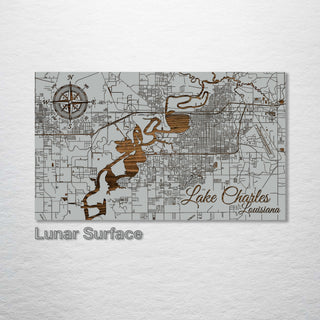 Lake Charles, Louisiana Street Map - Fire & Pine