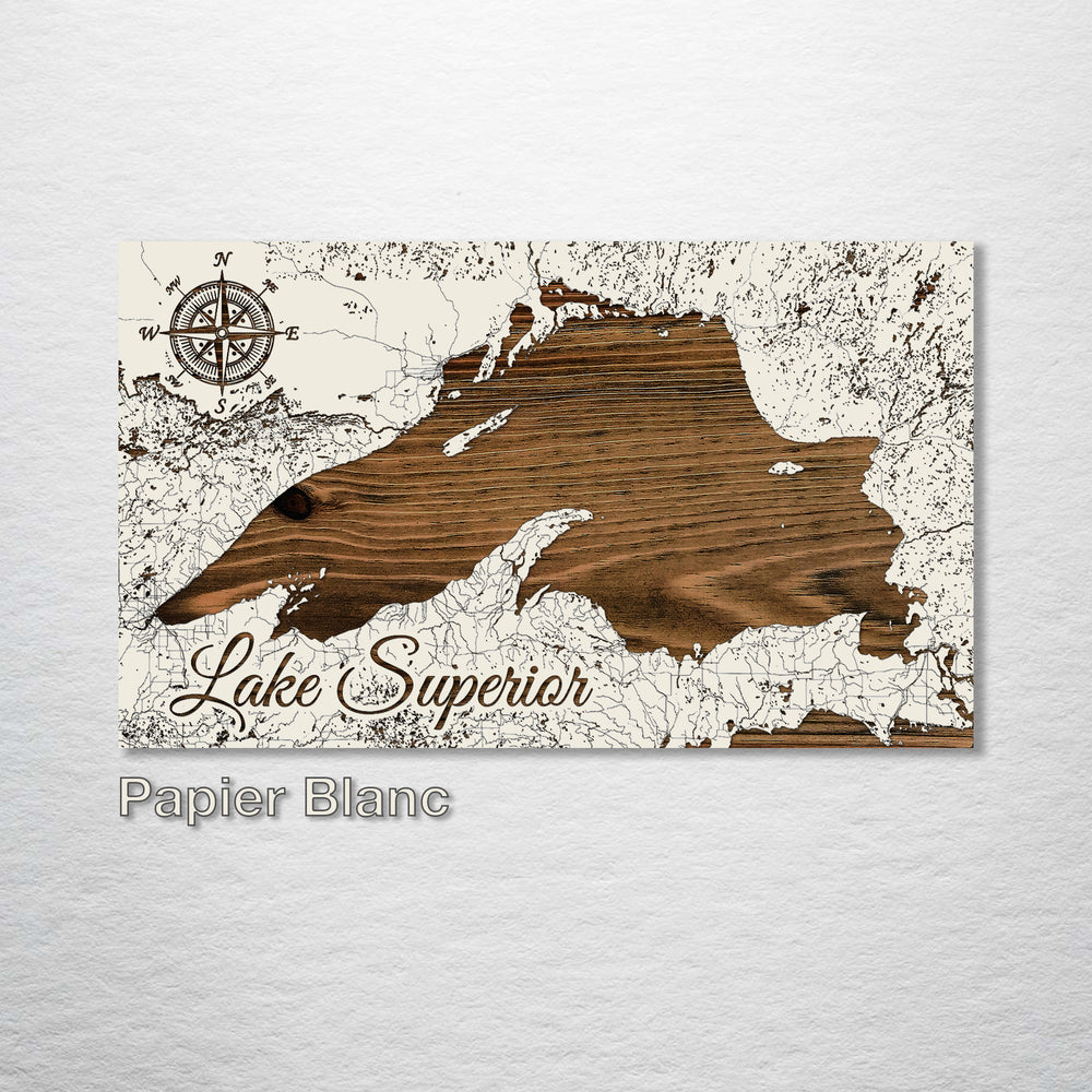 Lake Superior Street Map - Fire & Pine