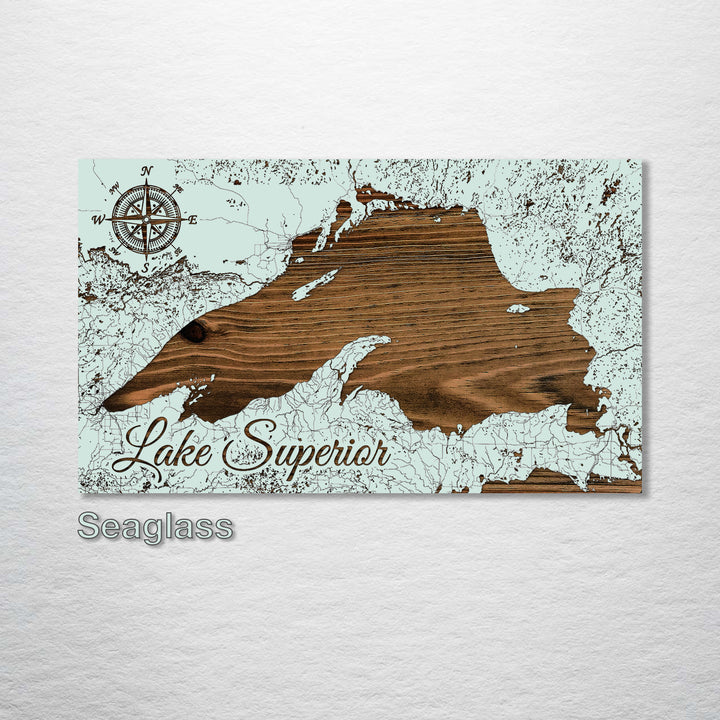 Lake Superior Street Map - Fire & Pine