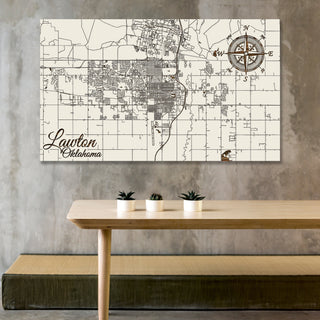 Lawton, Oklahoma Street Map - Fire & Pine